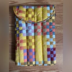 16” BAGGU Big Multi Check Laptop Sleeve